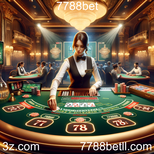 Experimente a Emoção do Cassino Live no 7788bet